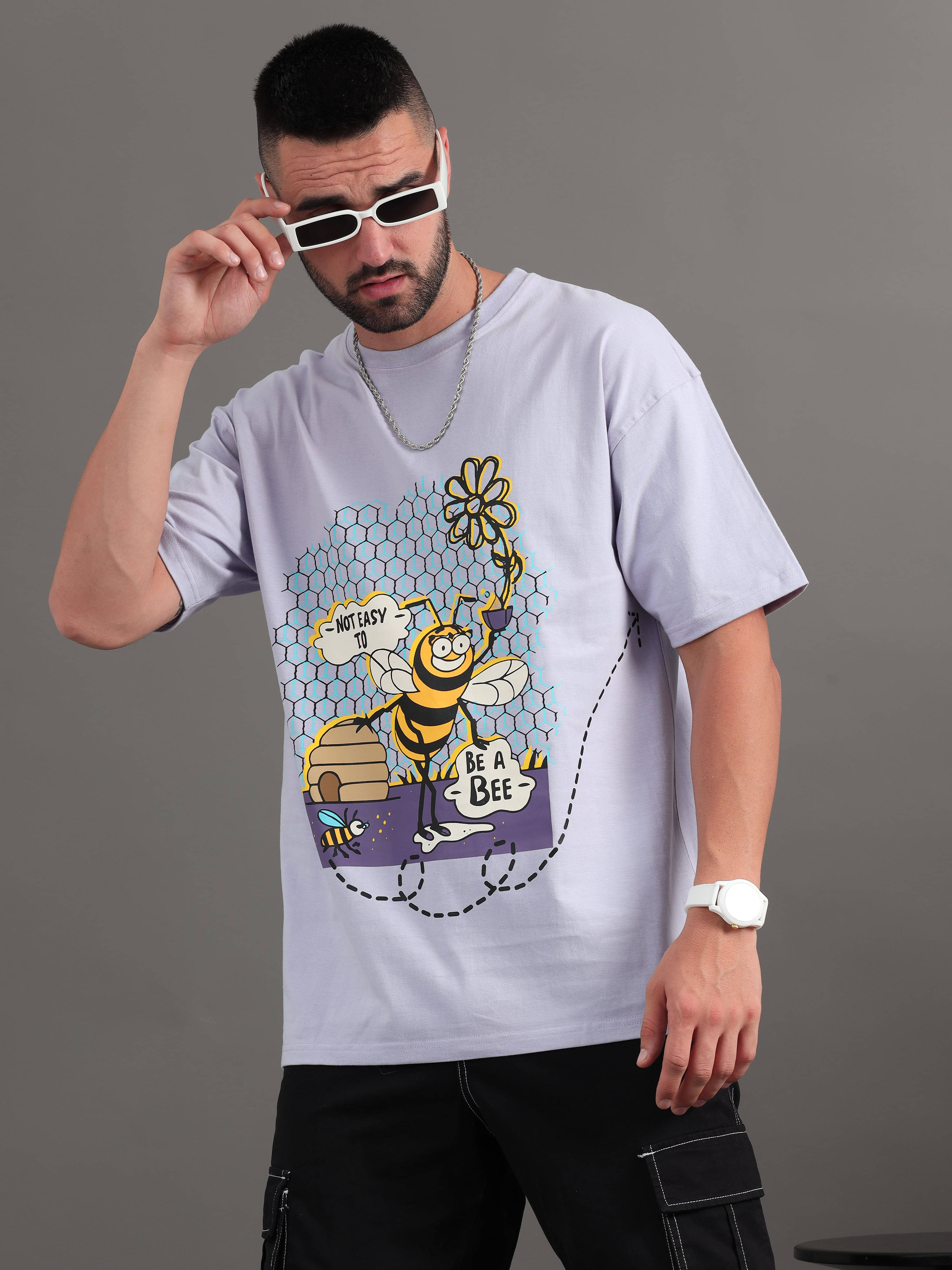     			Paul Street Pack of 1 100% Cotton Slim Fit Men's T-Shirt ( Lavender )