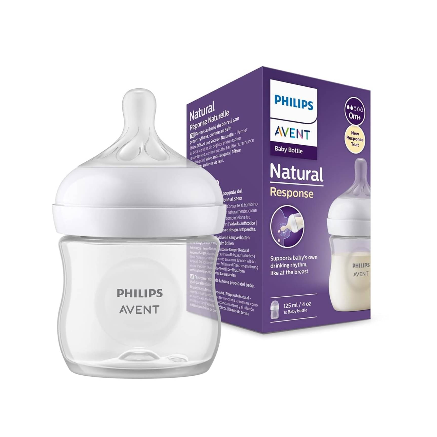Philips Avent 125 White Feeding Bottle ( Pack of 1 ) Philips Avent 125 White Feeding Bottle ( Pack of 1 )
