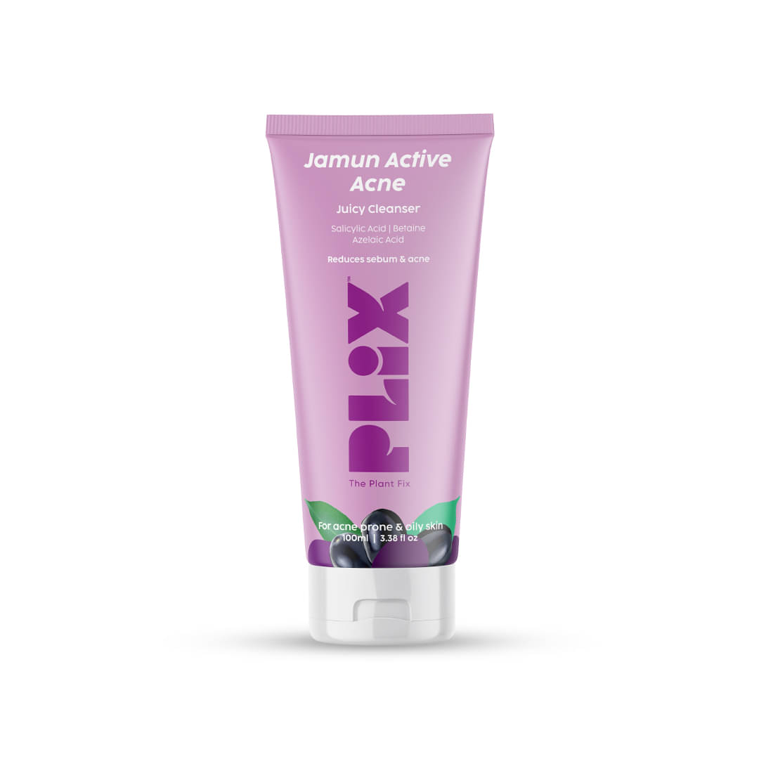     			Plix Salicylic Acid Jamun Cleanser Gel For Active Acne & Oil Control Face Wash(100 ml)