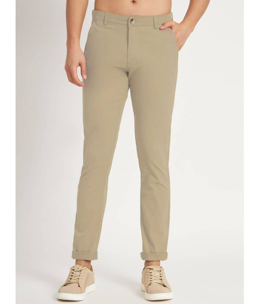 RAGZO Regular Flat Men's Chinos - Beige ( Pack of 1 ) - Trousers | Buy online on ZillyBuy