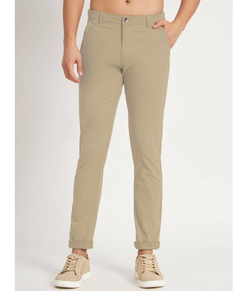     			RAGZO Regular Flat Men's Chinos - Beige ( Pack of 1 )