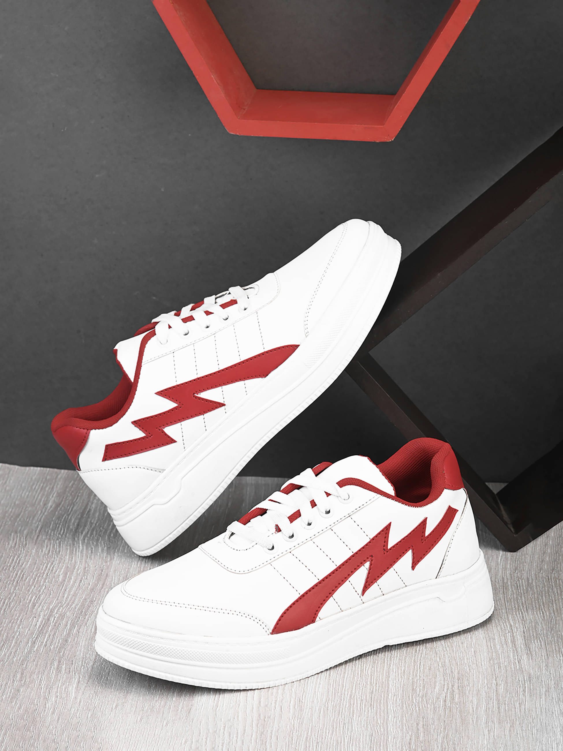 RL Rocklin Men Red Men's Lifestyle Shoes     			RL Rocklin Men Red Men's Lifestyle Shoes