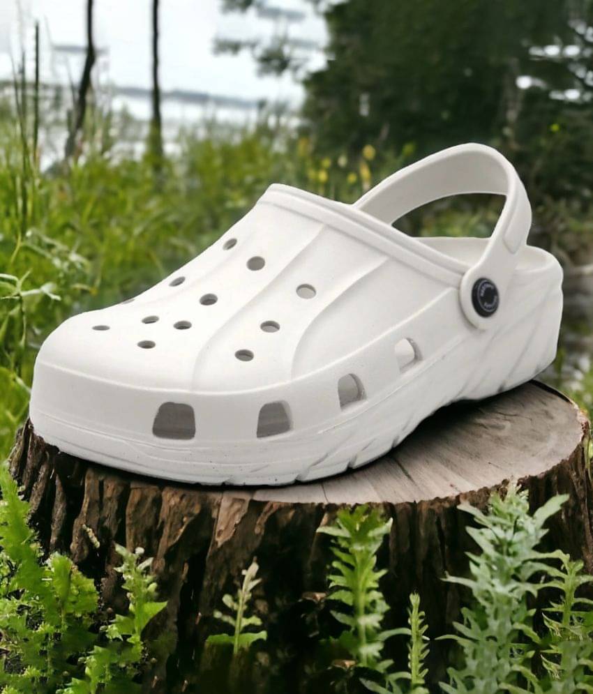 Red Tape - Off White Men's Clogs     			Red Tape - Off White Men's Clogs