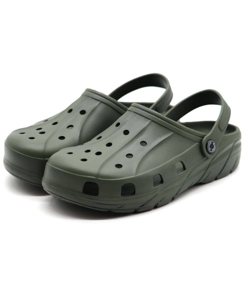 Red Tape - Olive Men's Clogs Red Tape - Olive Men's Clogs