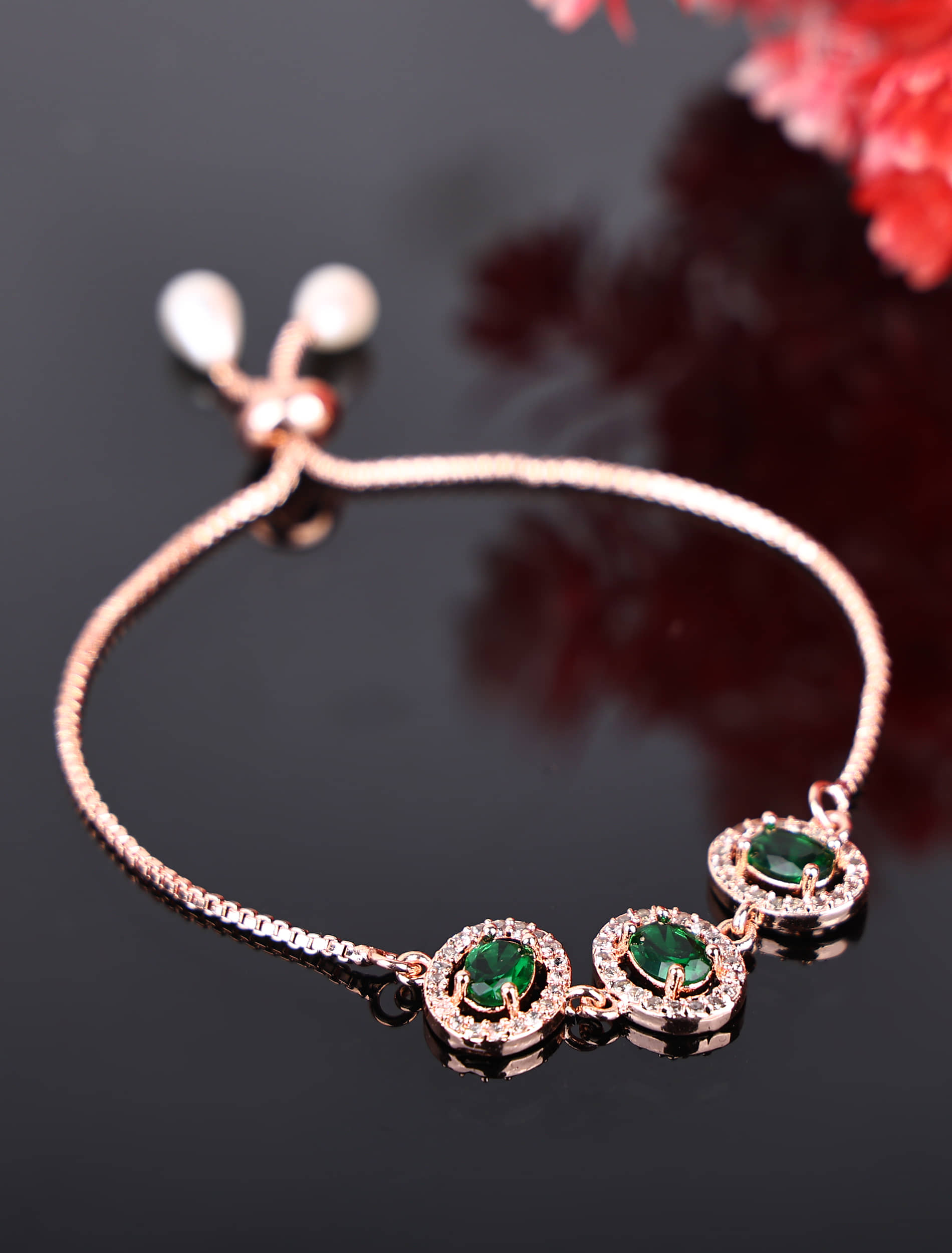 Sunhari Jewels Green Bracelet ( Pack of 1 ) - Bangles & Bracelets | Buy online on ZillyBuy