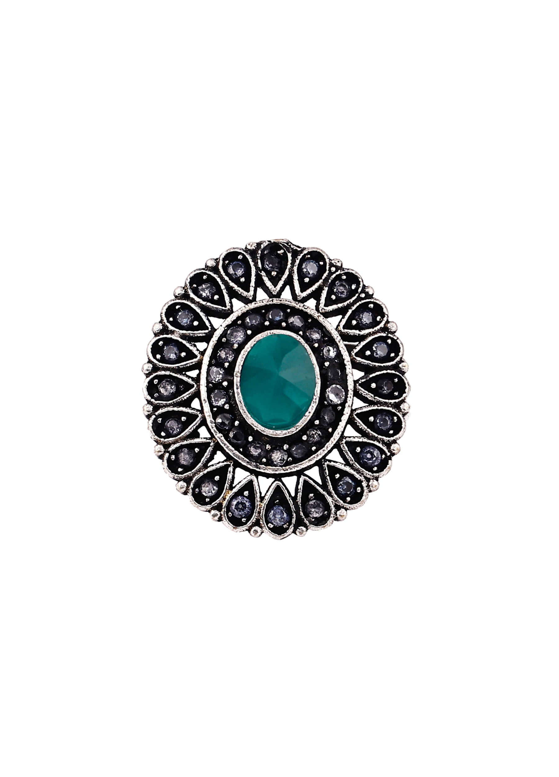     			Sunhari Jewels Green Rings ( Pack of 1 )