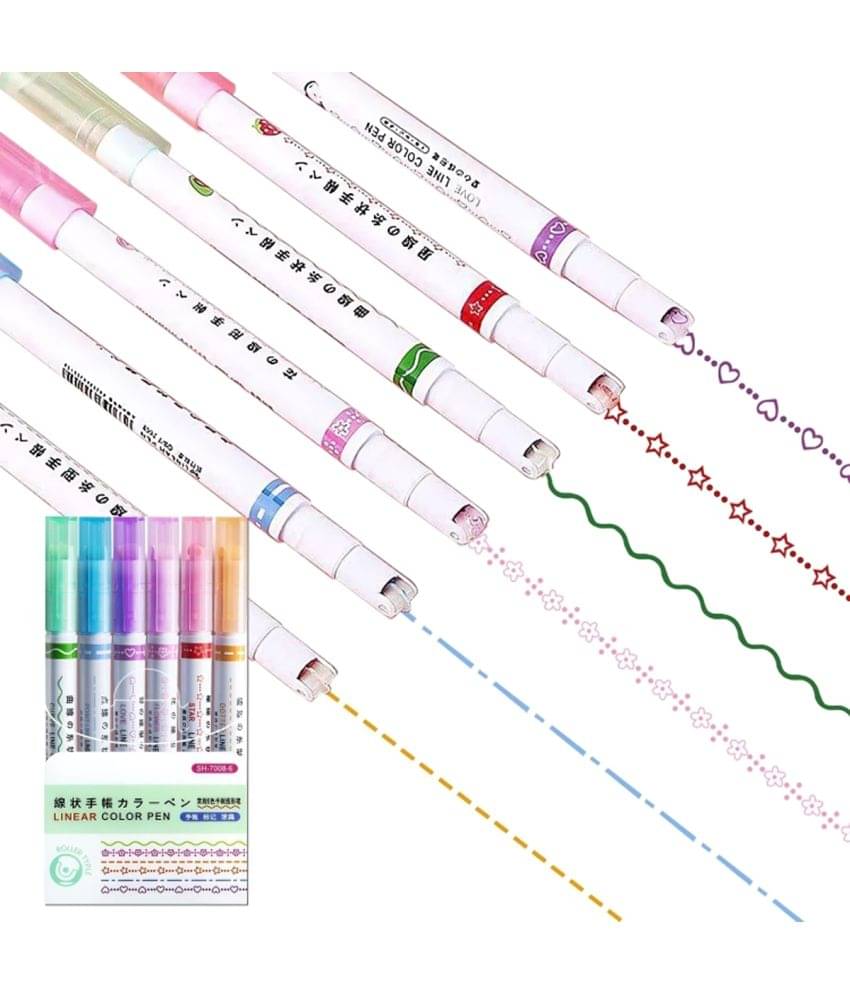     			Villy 6 IN 1 DRAWING LINER PEN WITH SKETCH PEN