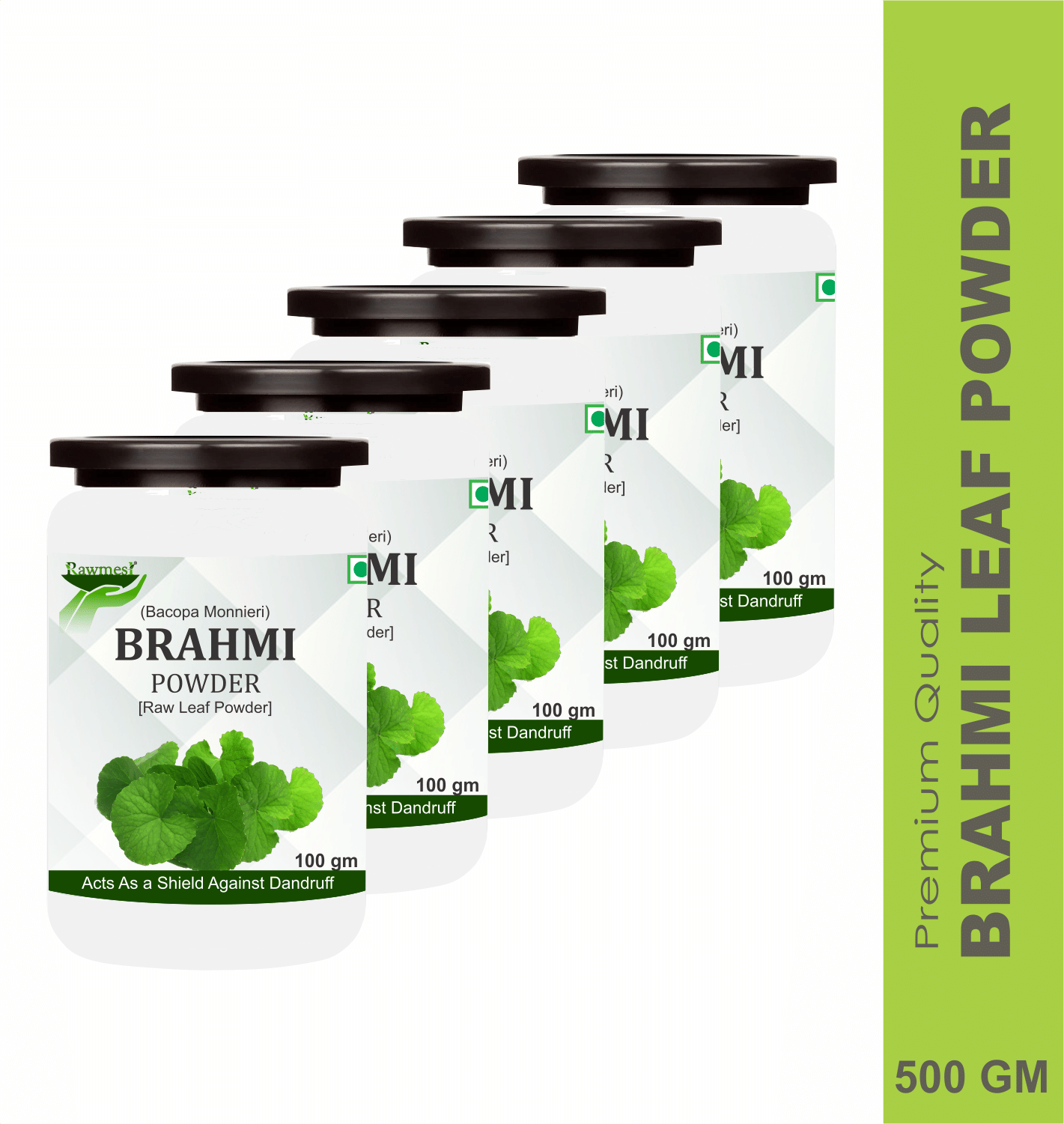 Rawmest Brahmi Powder 100 Gm Pack of 5 Rawmest Brahmi Powder 100 Gm Pack of 5