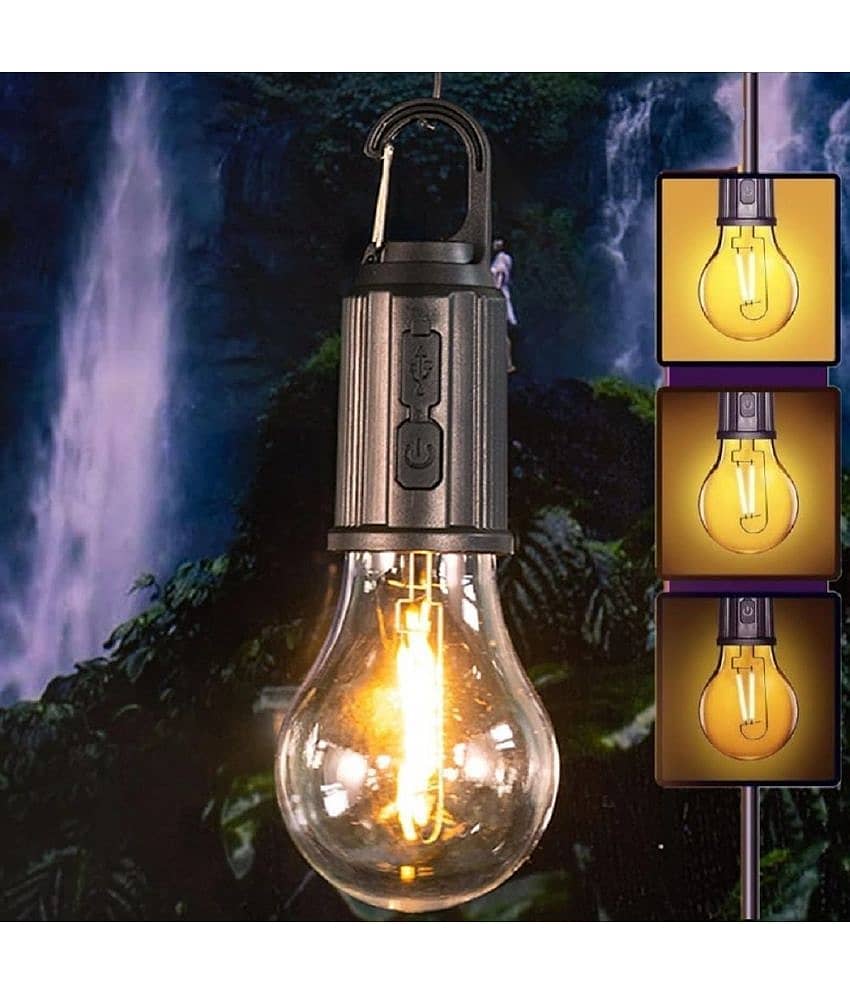 18-ENTERPRISE Rechargeable Hanging Clip Bulb,3 Lighting Modes, Waterproof, Unbreakable Bulb with Hook,Decorative Hanging Bulb,Tent Lamp for Camping, Hiking, Emergency Light (Pack of 1). - Sports and Fitness Equipment | Buy online on ZillyBuy