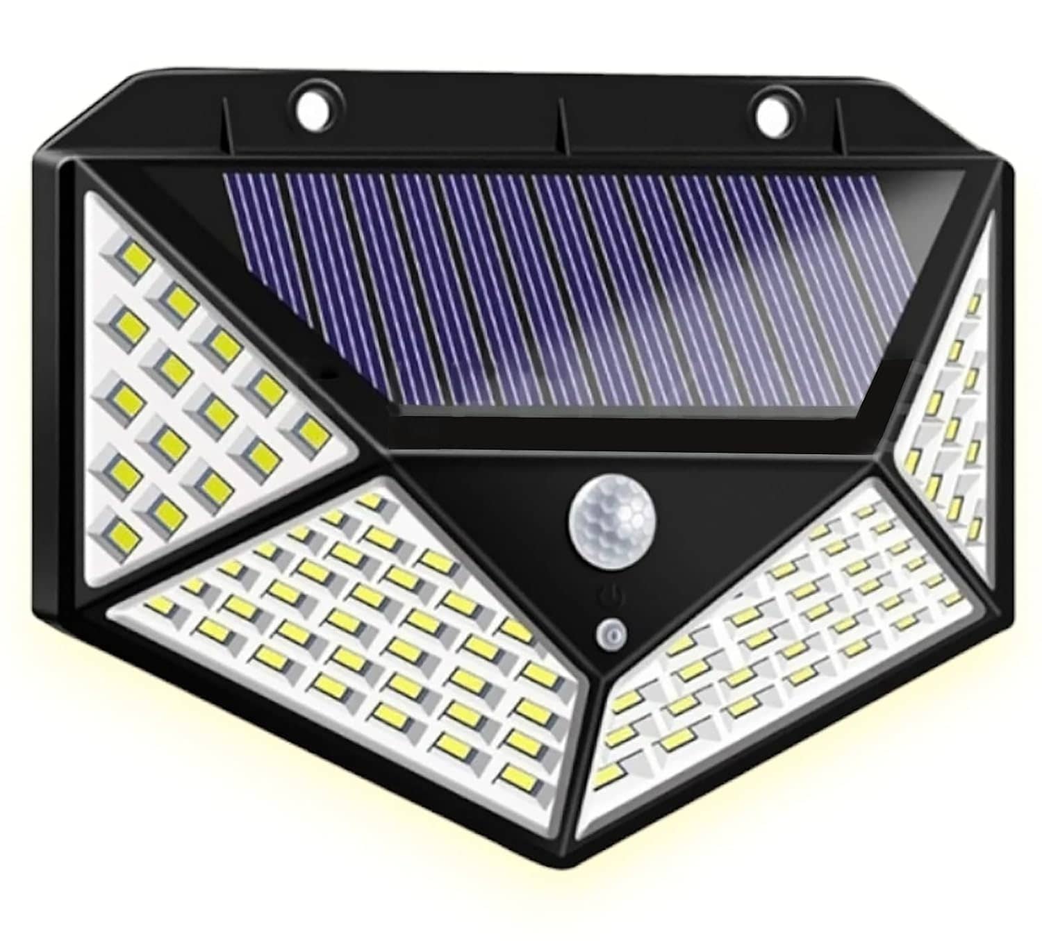 18-ENTERPRISE Solar Rechargable Light Outdoor 100 LEDs Solar Motion Sensor Light with Solar Panel and 3 Modes with IP65 Protection, Waterproof and Dustproof with Wide Angle Lighting (1).