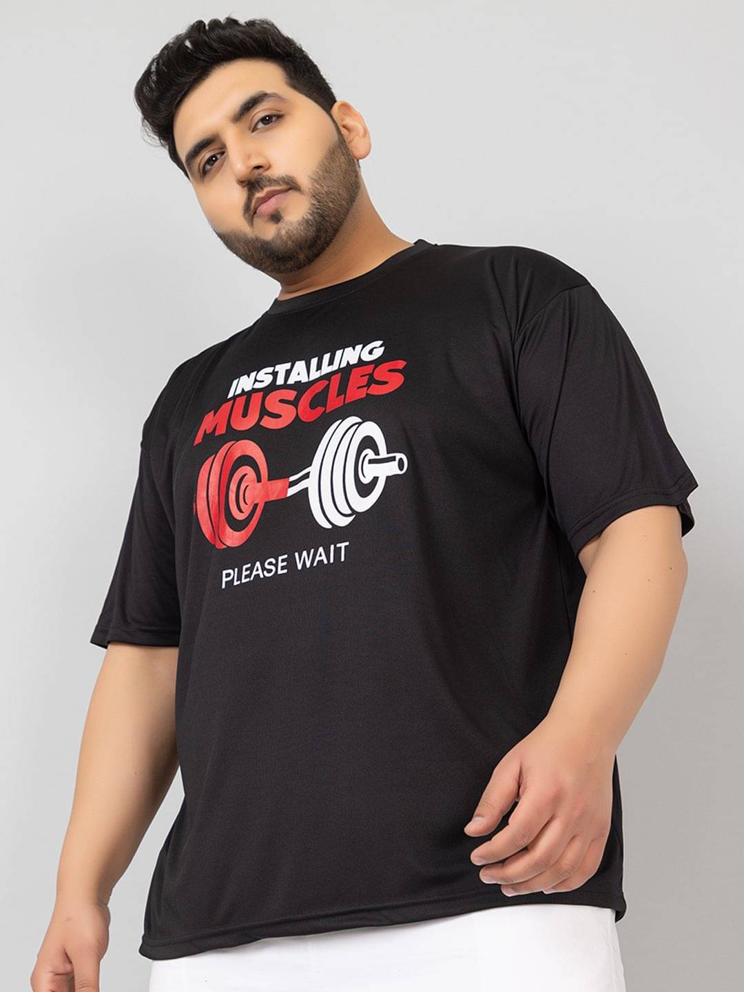 Chkokko Pack of 1 Polyester Regular Fit Men's T-Shirt ( Black )     			Chkokko Pack of 1 Polyester Regular Fit Men's T-Shirt ( Black )