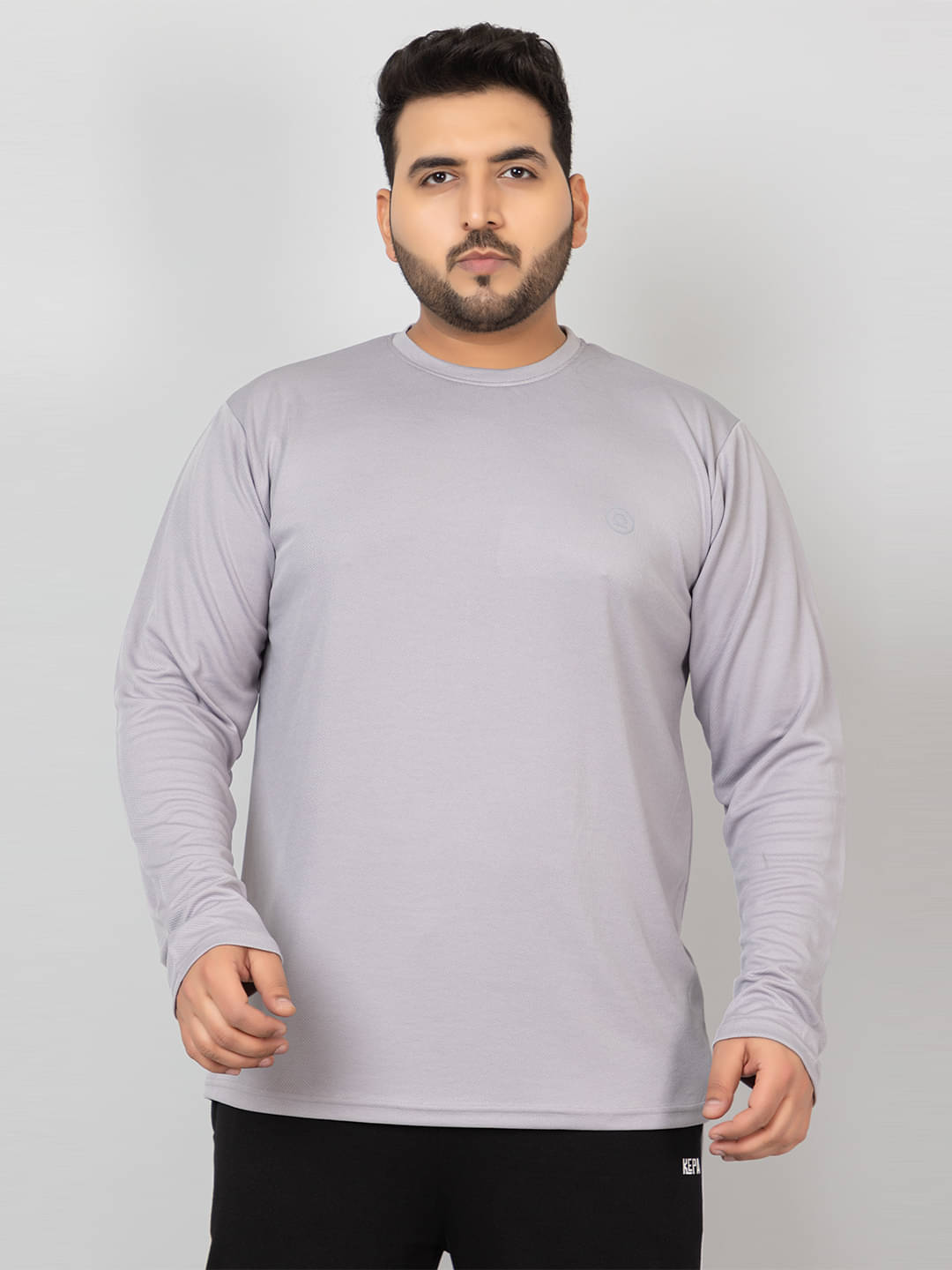     			Chkokko Pack of 1 Polyester Regular Fit Men's T-Shirt ( Grey )