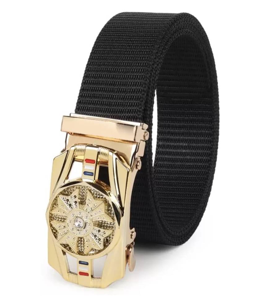     			Cloack21 - Black Nylon Men's Casual Belt ( Pack of 1 )