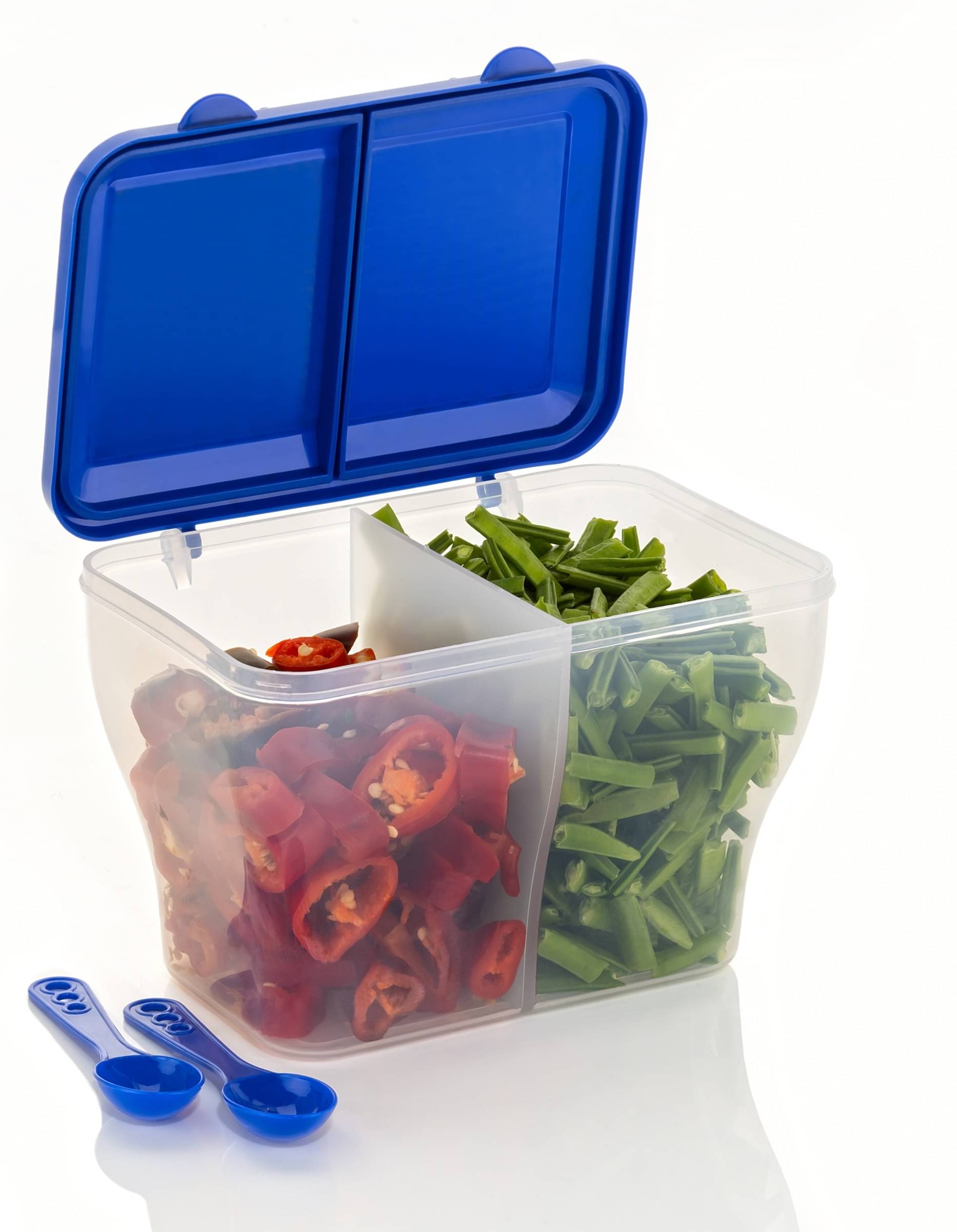     			FIT4CHEF Fridge Container PET Blue Multi-Purpose Container ( Set of 1 )