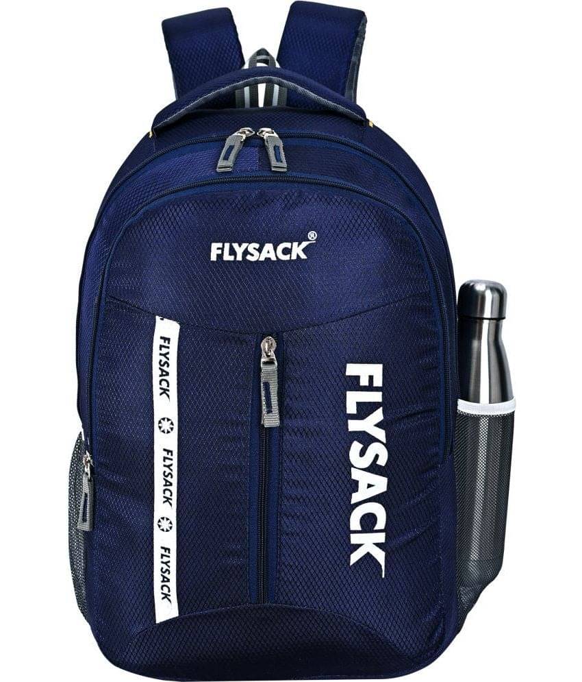     			FLYSACK Blue PU Backpack ( 40 Ltrs )