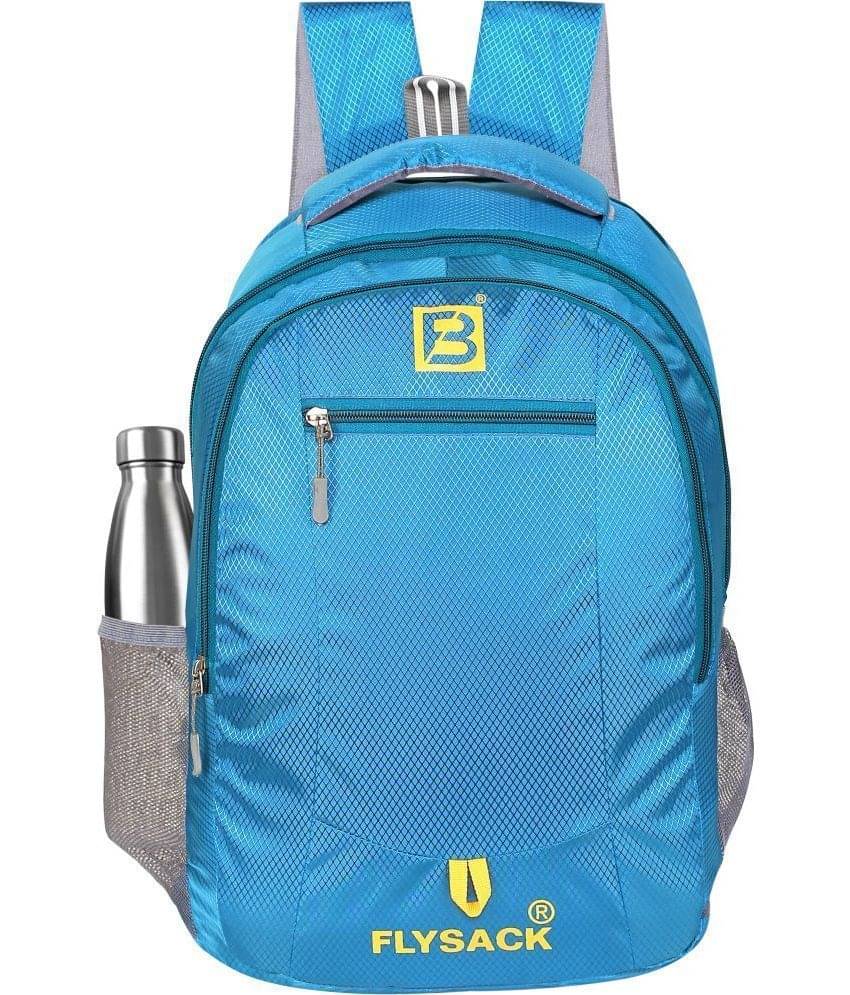     			FLYSACK Light Blue PU Backpack ( 40 Ltrs )