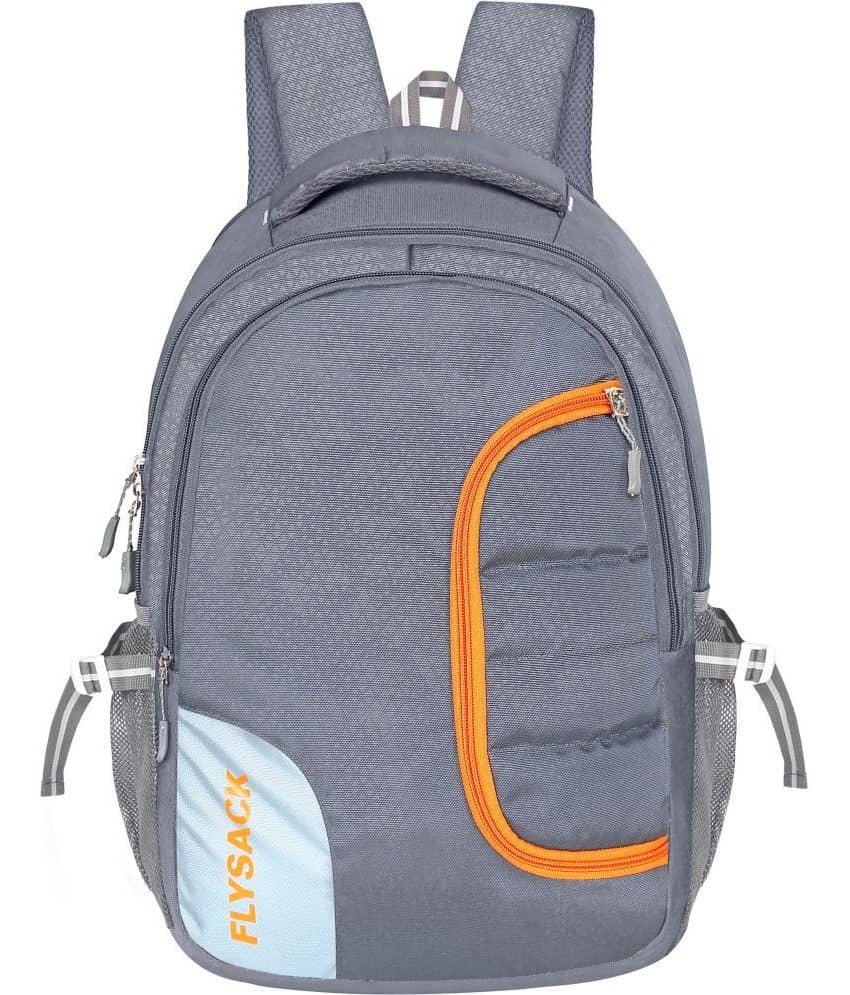 FLYSACK Silver PU Backpack ( 35 Ltrs ) - Handbags | Buy online on ZillyBuy