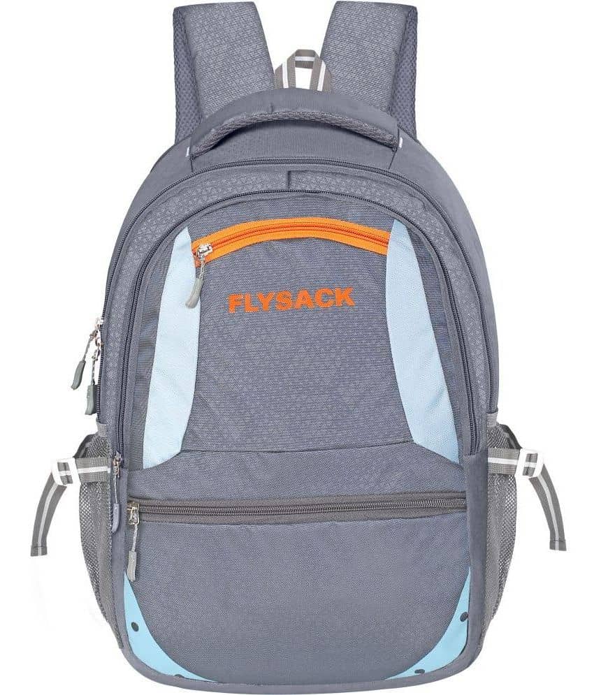 FLYSACK Silver PU Backpack ( 35 Ltrs ) - Handbags | Buy online on ZillyBuy