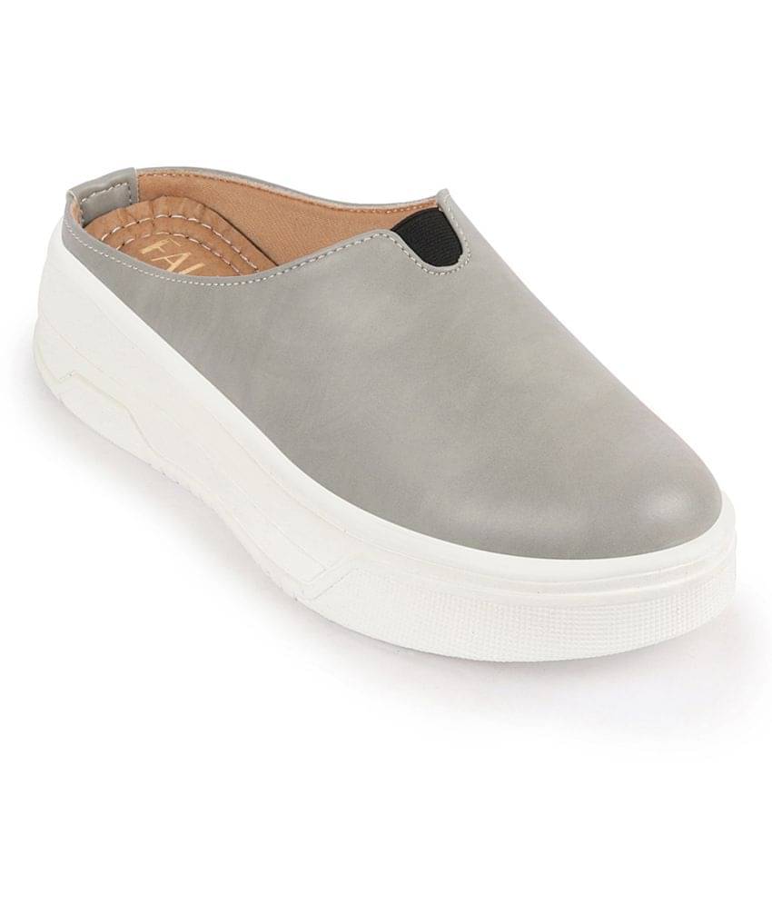 Fausto Gray Women's Slip On Fausto Gray Women's Slip On