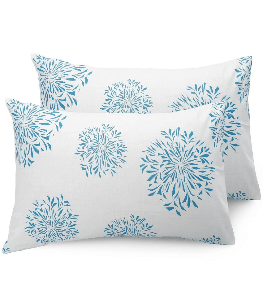 HIDECOR - Pack of 2 Microfibre Polka Dots Standard Size Pillow Cover ( 68.58 cm(27) x 43.18 cm(17) ) - White HIDECOR - Pack of 2 Microfibre Polka Dots Standard Size Pillow Cover ( 68.58 cm(27) x 43.18 cm(17) ) - White
