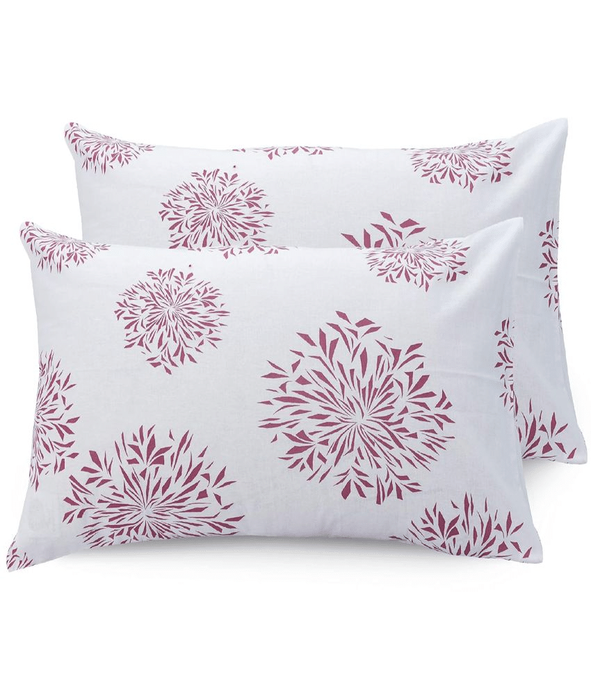     			HIDECOR - Pack of 2 Microfibre Polka Dots Standard Size Pillow Cover ( 68.58 cm(27) x 43.18 cm(17) ) - Multi