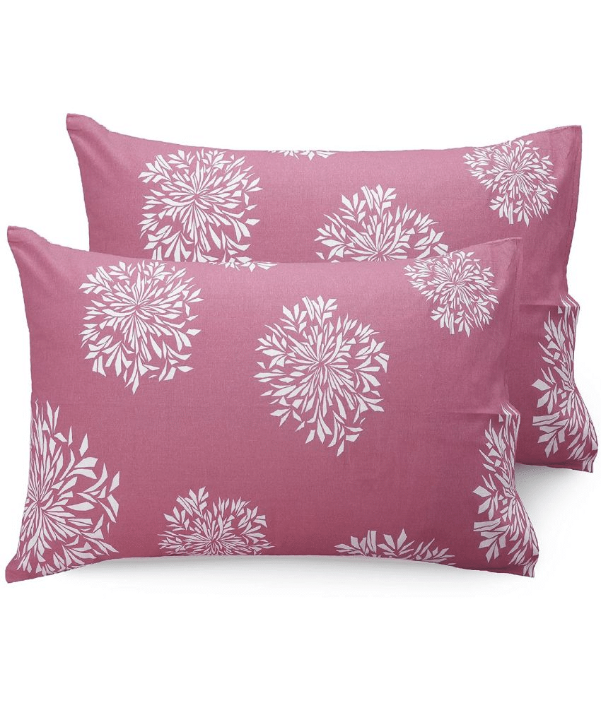 HIDECOR - Pack of 2 Microfibre Polka Dots Standard Size Pillow Cover ( 68.58 cm(27) x 43.18 cm(17) ) - Pink HIDECOR - Pack of 2 Microfibre Polka Dots Standard Size Pillow Cover ( 68.58 cm(27) x 43.18 cm(17) ) - Pink