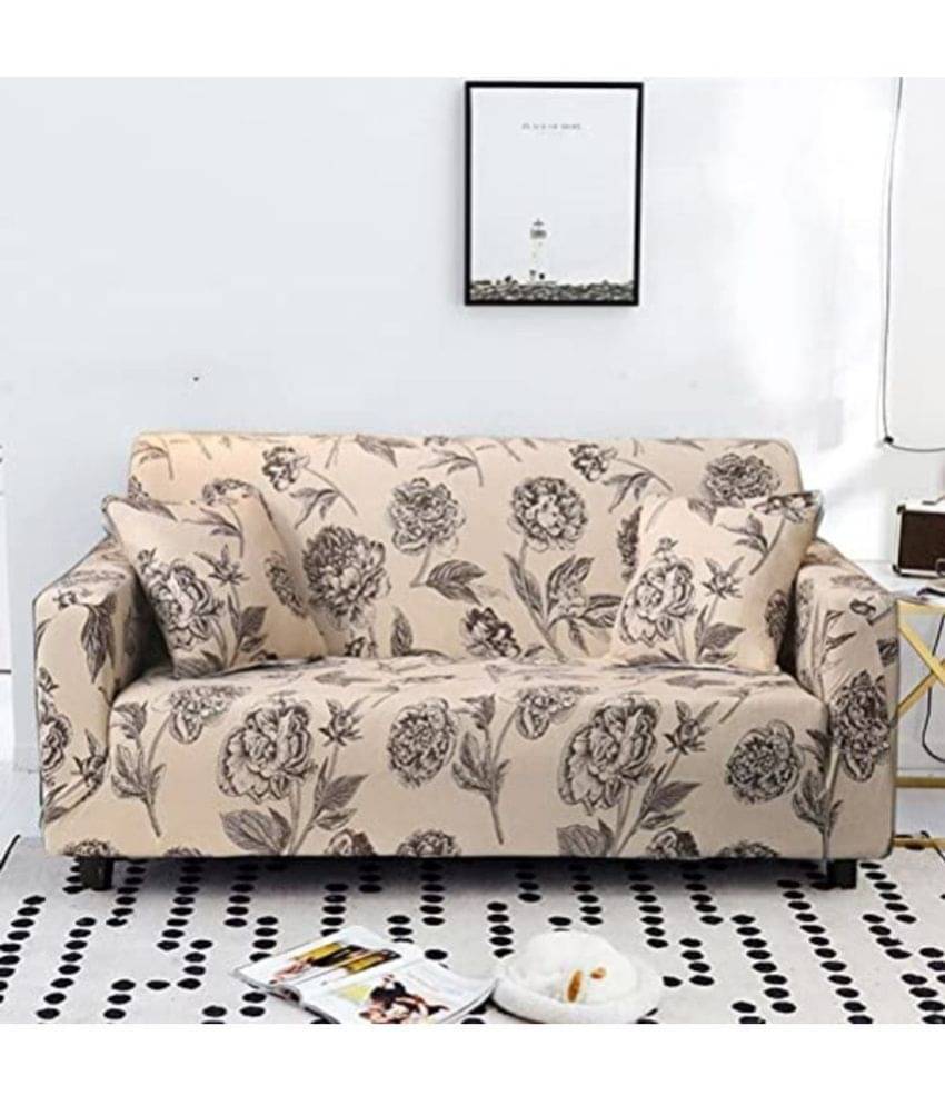     			House Of Quirk 1 Seater Polyester Sofa Cover ( Pack of 1 )