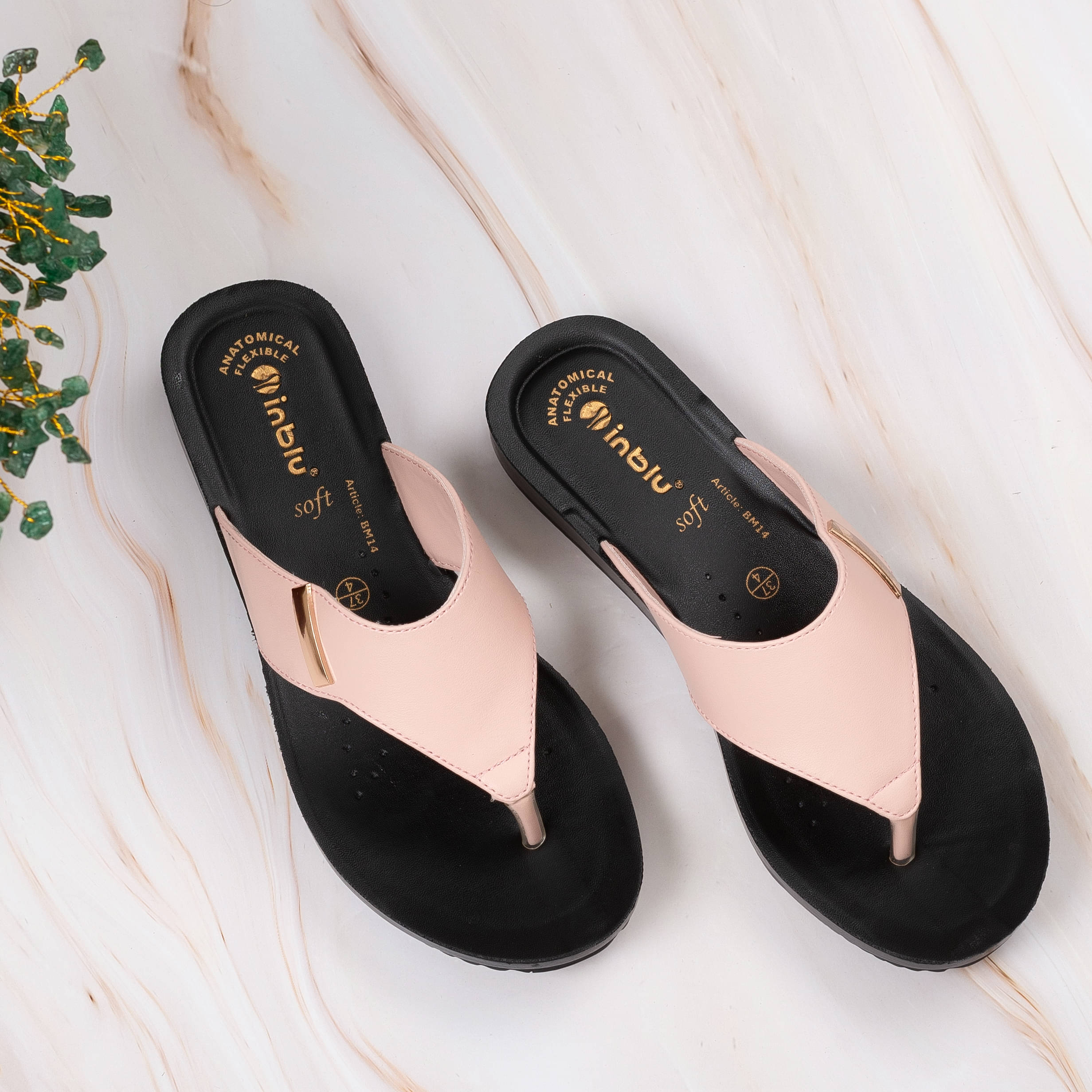     			Inblu Pink Women's Slipper