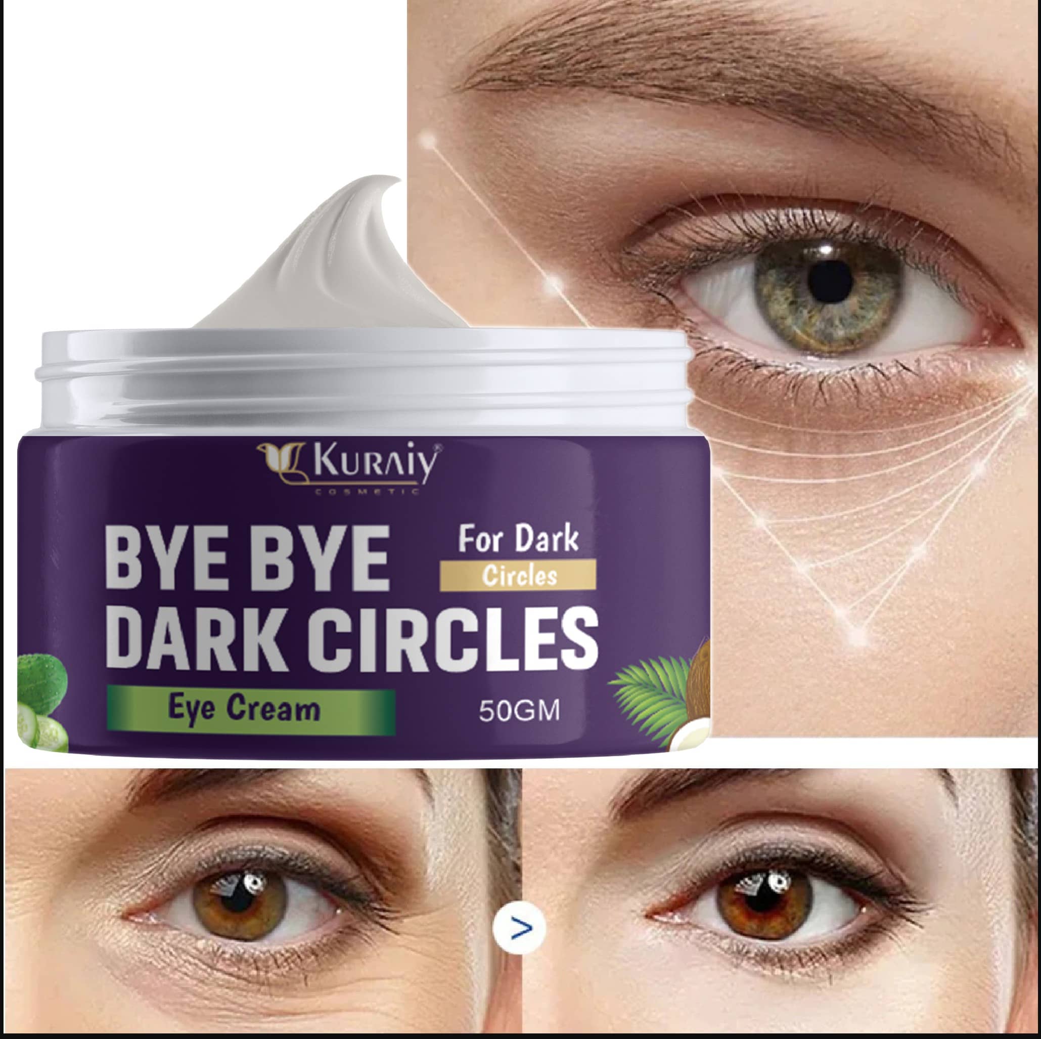 KURAIY Beautiful Eye Cream for Dark Circle Dark Circle Remover Cream