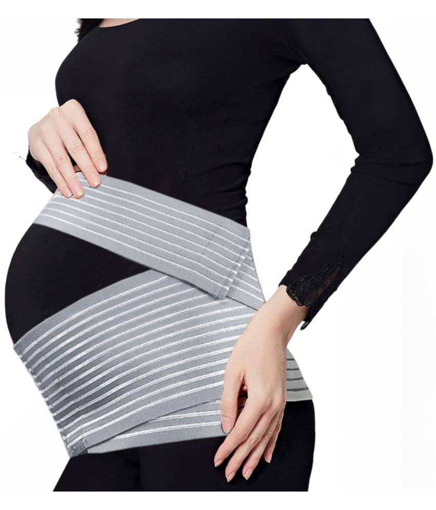     			Leeford Maternity Back Support Belt for Pregnant Women | Comfort & Support | Grey, L-Size