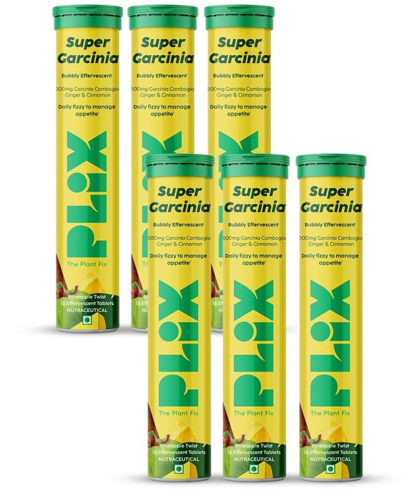     			Plix Garcinia Cambogia Tablets For Weight Loss with ayurvedic herbs Ginger & Cinnamon(6 x 135 g)