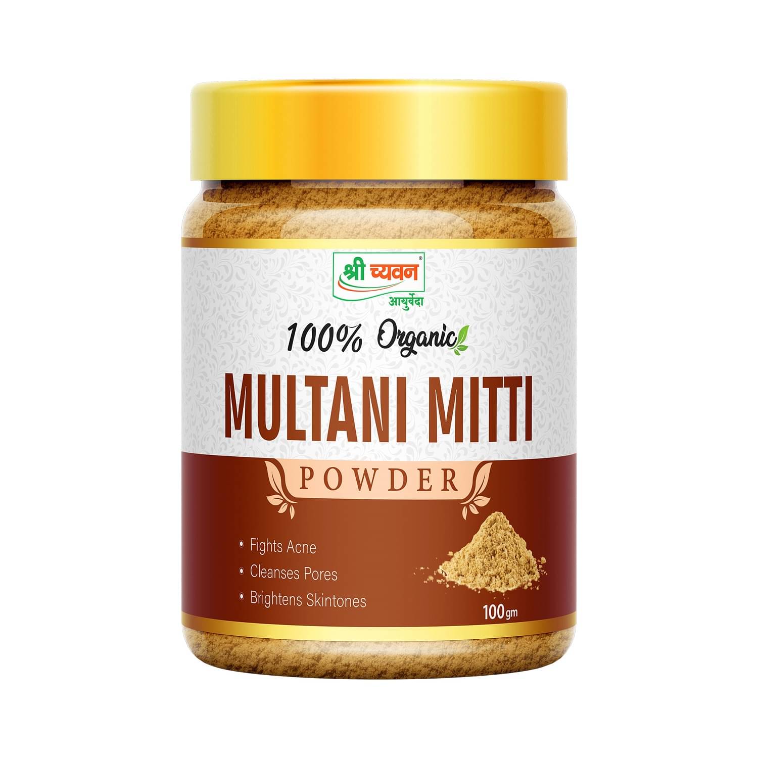     			Shri Chyawan Ayurved Multani Mitti Powder Powder 100 Gm