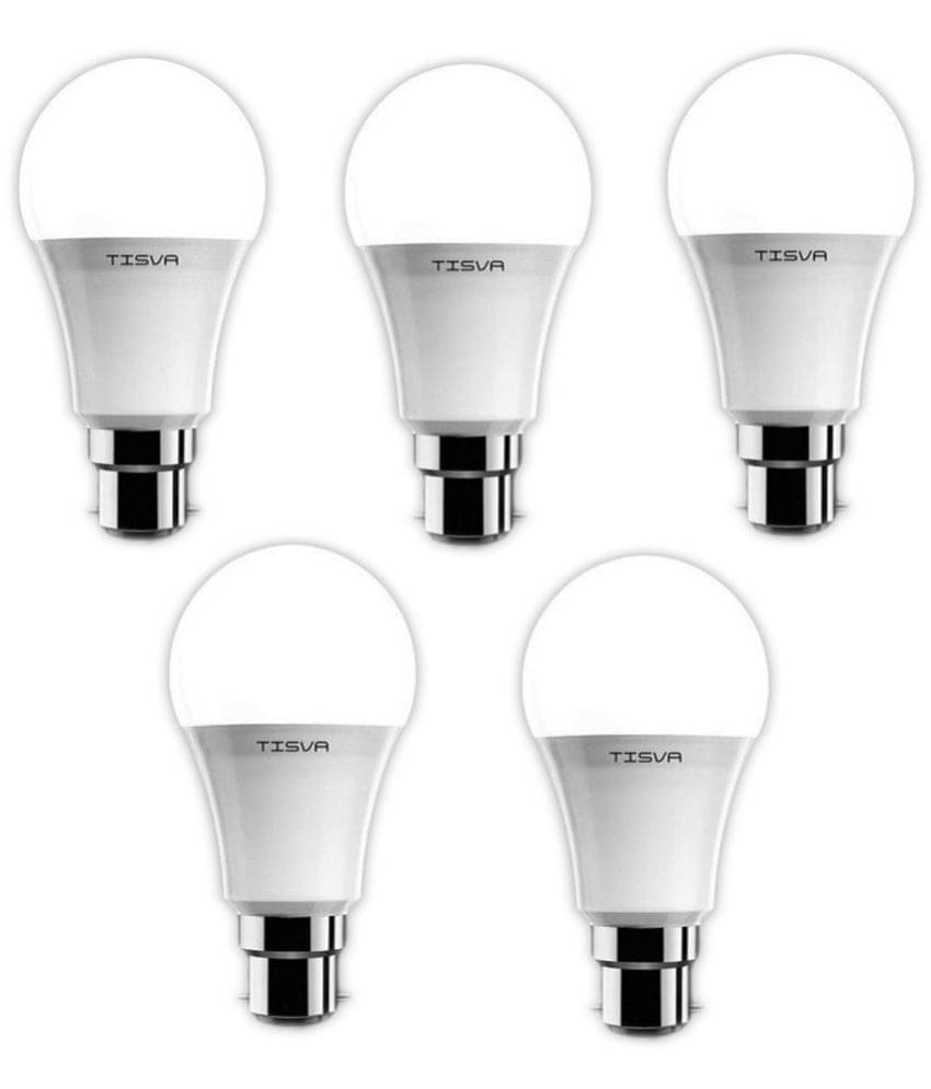 Tisva 9W Cool Day Light LED Bulb ( Pack of 5 ) Tisva 9W Cool Day Light LED Bulb ( Pack of 5 )