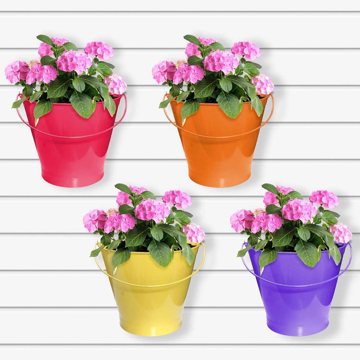     			TrustBasket Scuttle Planter (Set of 4) - Multicolor Planter