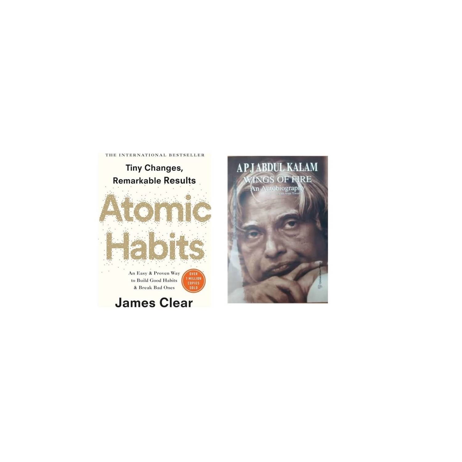     			Unico 2 books ) Atomic Habits & Wings Of Fire An Autobiography Paperback