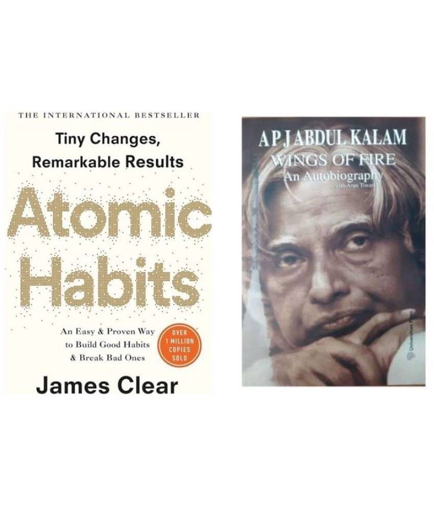     			Unico 2 books ) Atomic Habits & Wings Of Fire An Autobiography Paperback