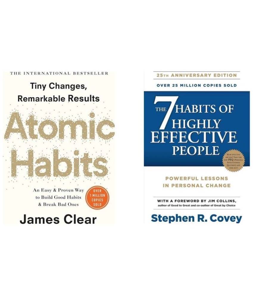 Unico 2 books ) The 7 Habits of Highly Effective People & Atomic Habits ( paperback ) Unico 2 books ) The 7 Habits of Highly Effective People & Atomic Habits ( paperback )