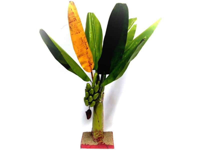 simonart and printing - Green Aloe Artificial Tree ( Pack of 1 )