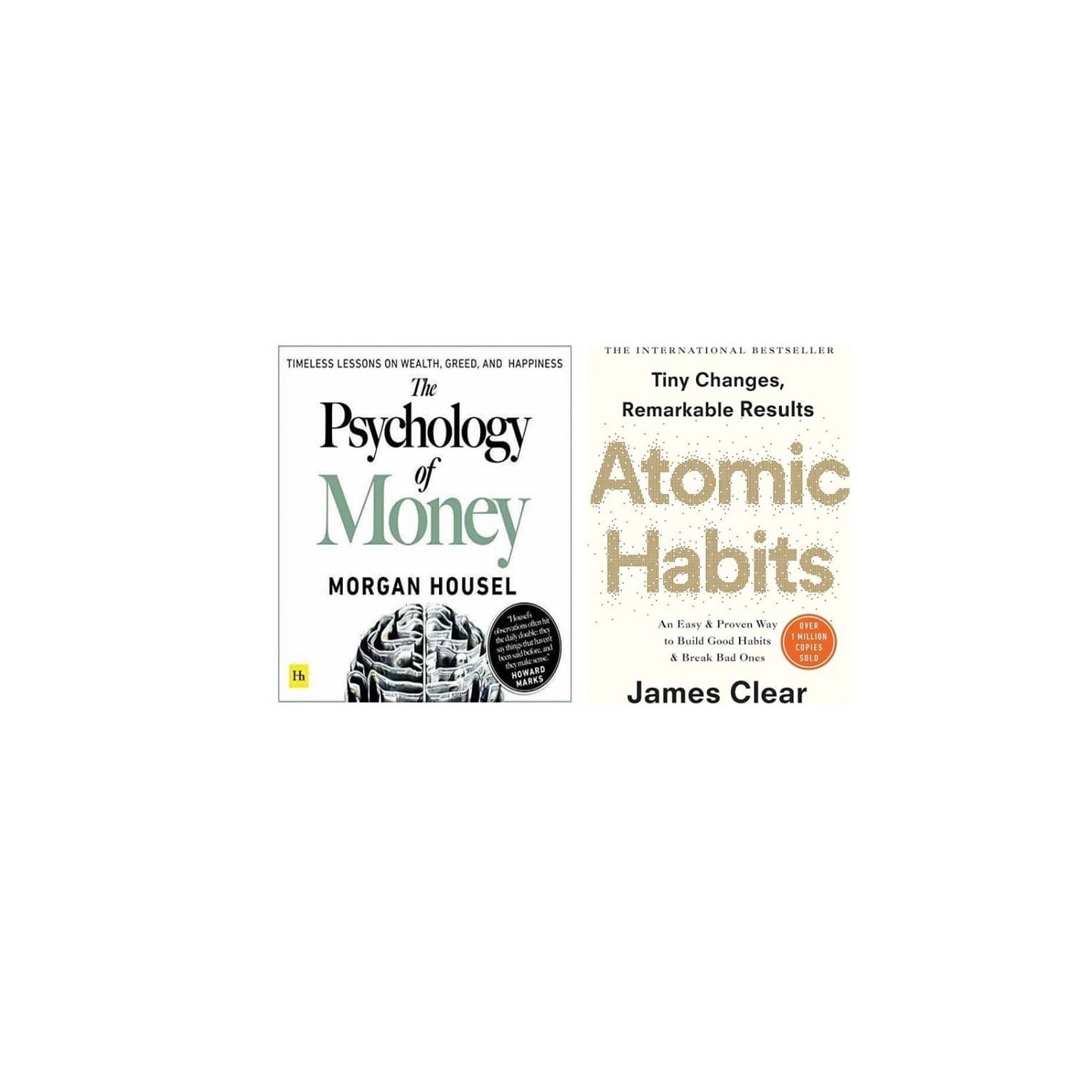 unico 2 books ) Atomic Habits & The Psychology of Money Paperback     			unico 2 books ) Atomic Habits & The Psychology of Money Paperback