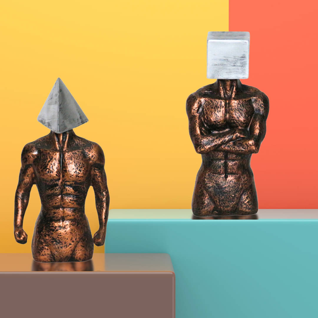     			BECKON VENTURE Couple & Human Figurine 23 cm - Pack of 2