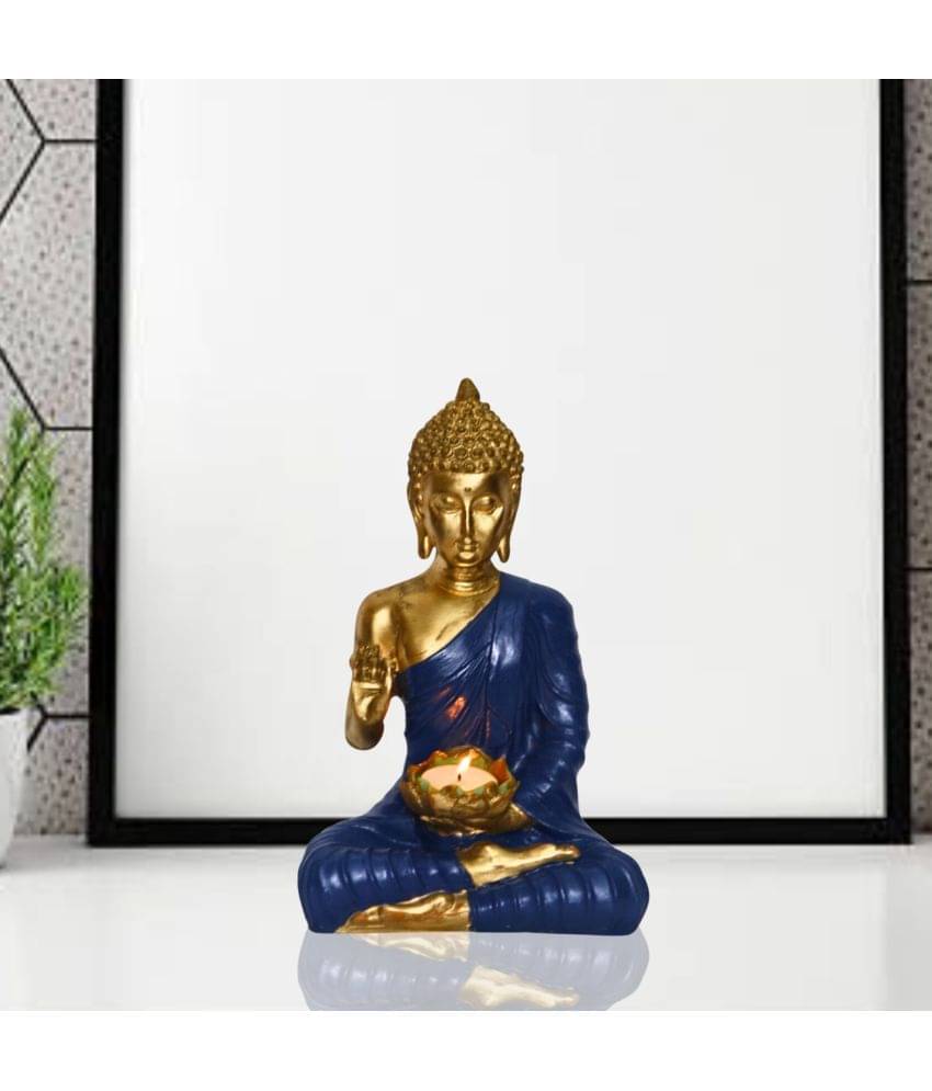BECKON VENTURE Palm Buddha Showpiece 25 cm - Pack of 1 BECKON VENTURE Palm Buddha Showpiece 25 cm - Pack of 1