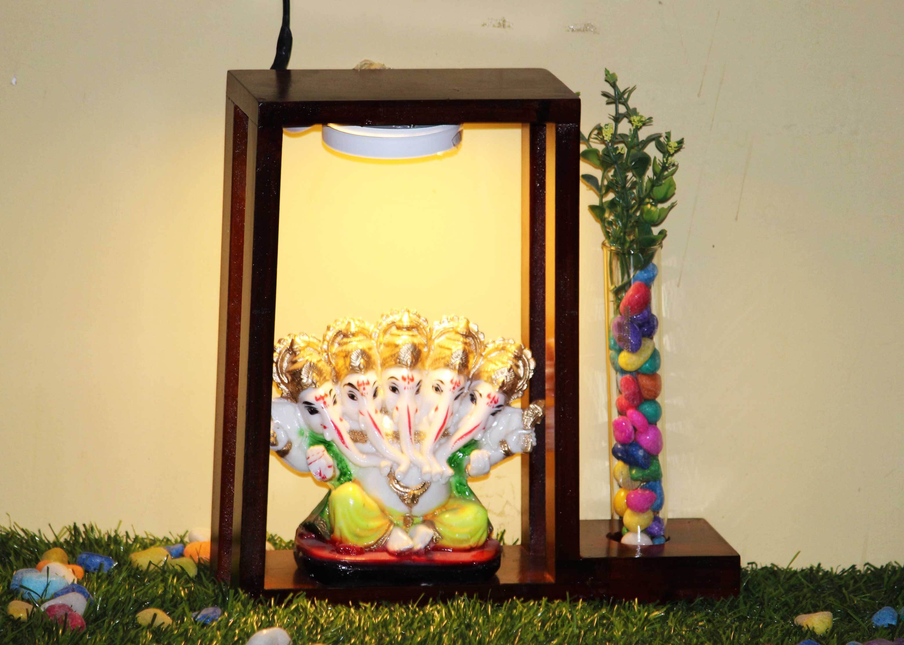 BECKON VENTURE Palm Ganesha Showpiece 23 cm - Pack of 1 BECKON VENTURE Palm Ganesha Showpiece 23 cm - Pack of 1