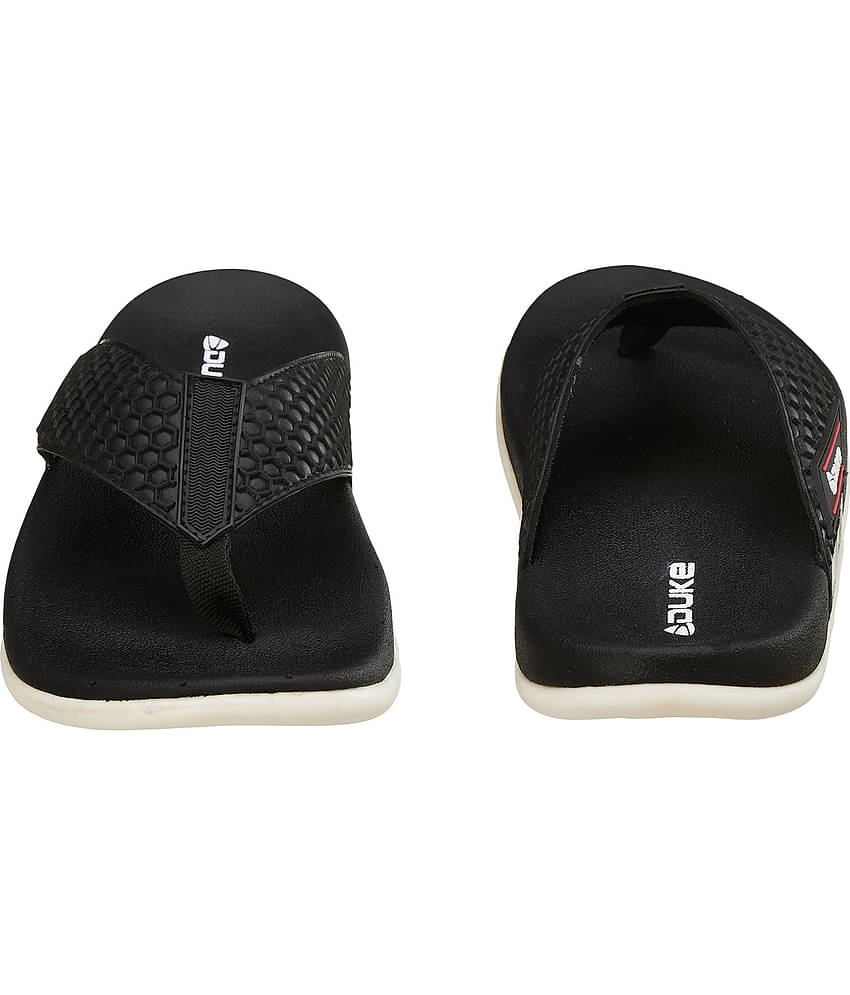 Duke Black Men's Thong Flip Flop
