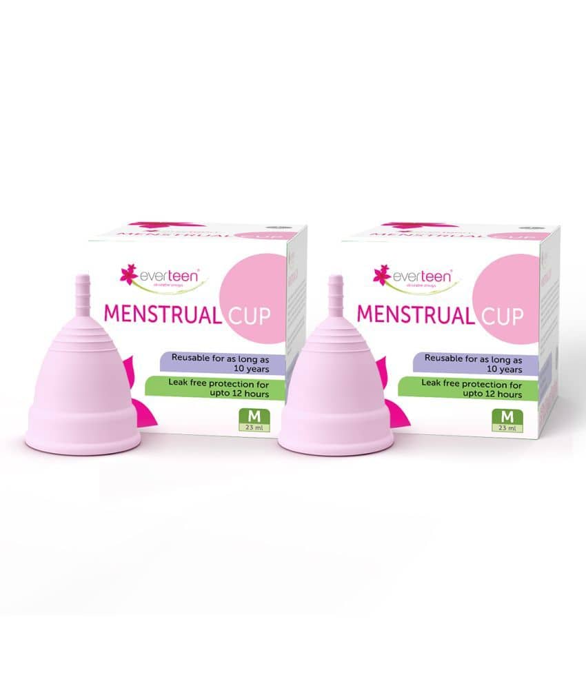 Everteen Silicone Reusable Menstrual Cup Small ( Pack of 2 )