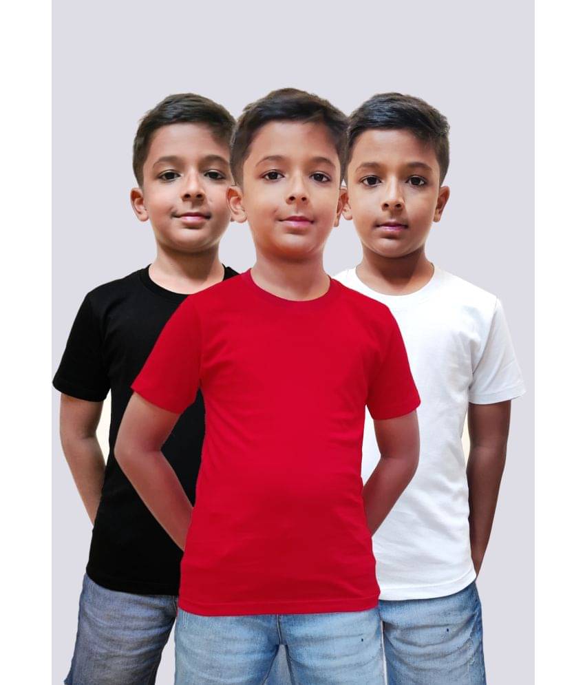     			Inner Element Pack of 1 Boys Cotton T-Shirt ( Multicolor )