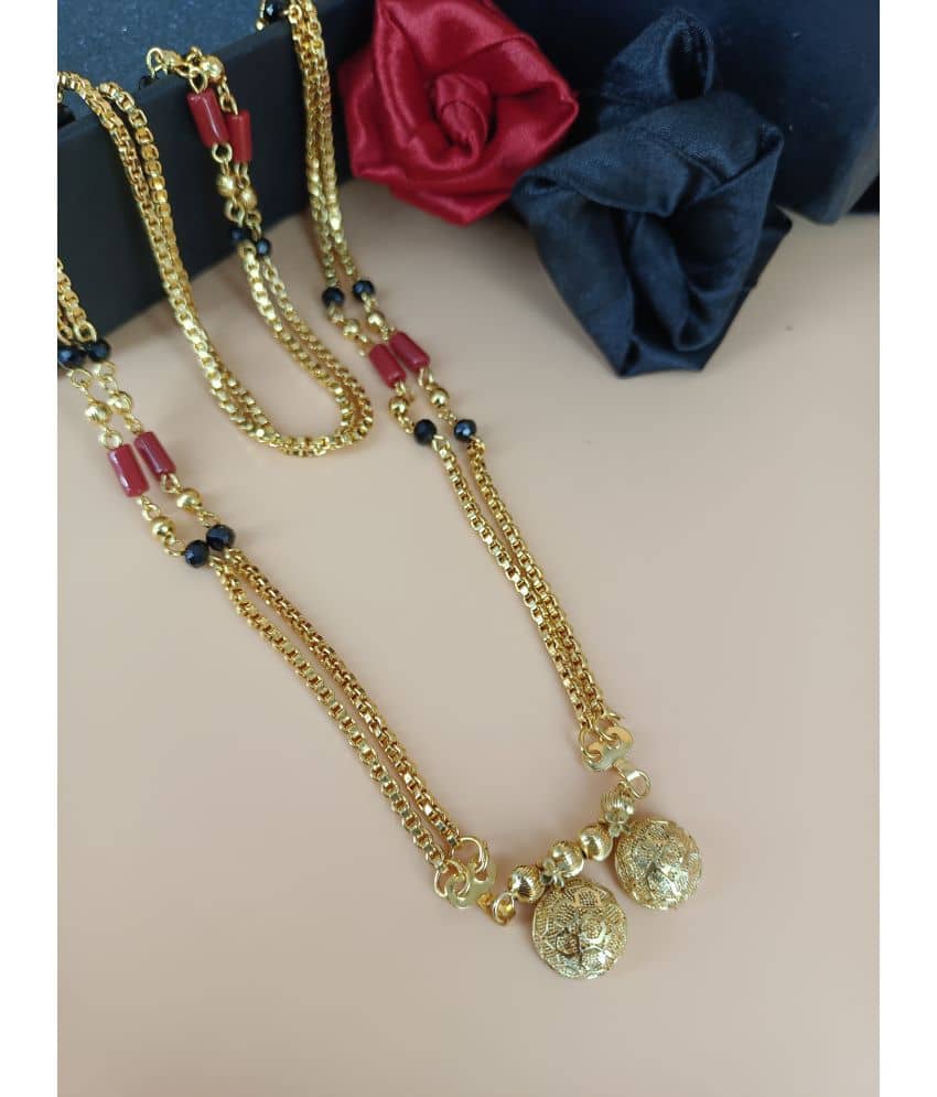 JIPPA Golden Mangalsutra ( Pack of 1 )
