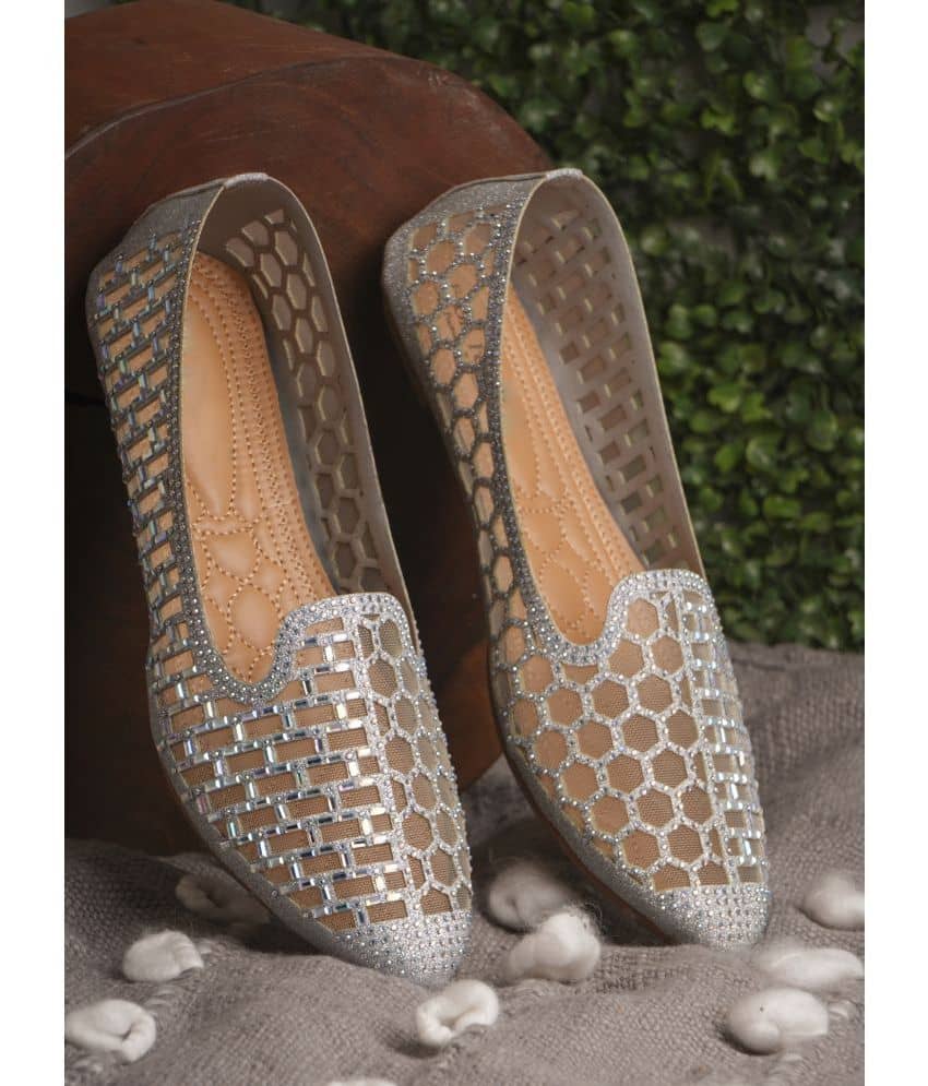 JM Looks Silver Women's Casual Ballerinas - Casual Shoes | Buy online on ZillyBuy