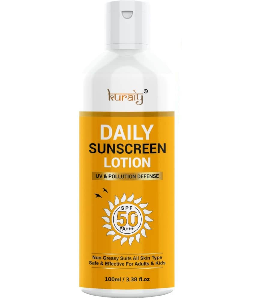 KURAIY SPF 50 PA+++ Sunscreen UV Lotion sunblock 75ML