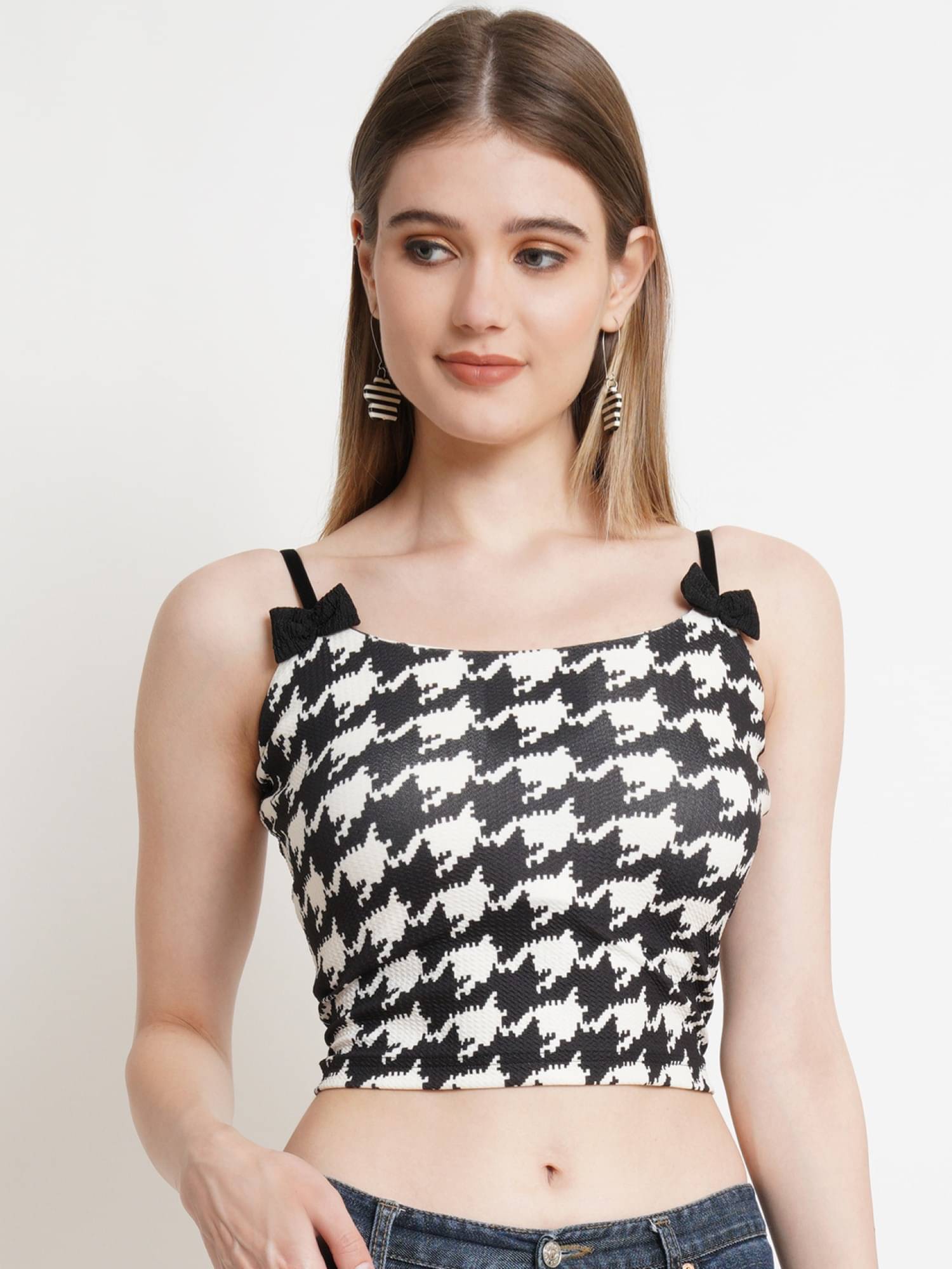 POPWINGS Women's Polyester Regular Top ( Multicolor ) POPWINGS Women's Polyester Regular Top ( Multicolor )