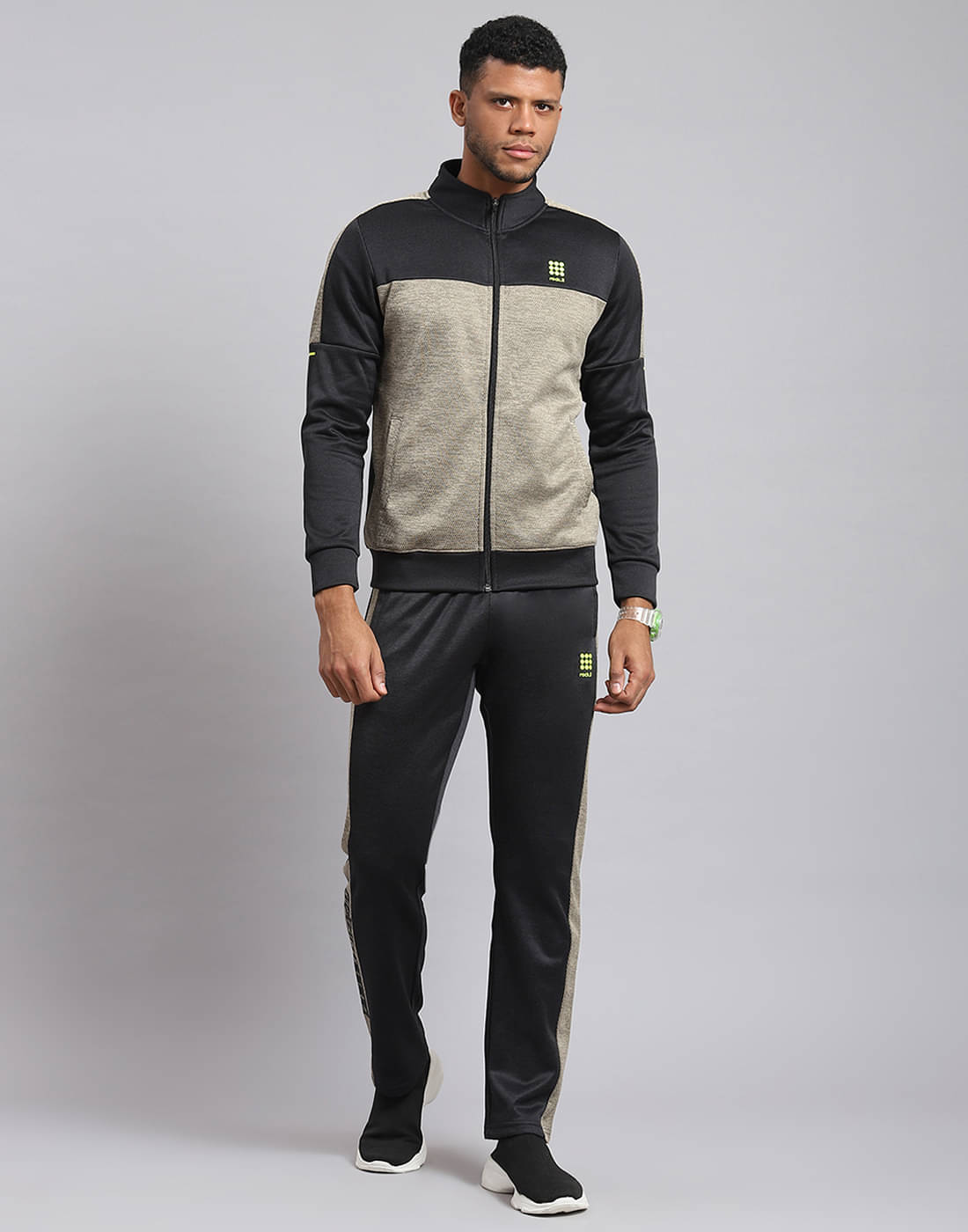 Rock.it Black Polyester Regular Fit Men's Tracksuit ( Pack of 1 ) Rock.it Black Polyester Regular Fit Men's Tracksuit ( Pack of 1 )